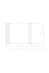 Sztapel Ok�adka regulowana 29.7 x 52 cm 50 szt.