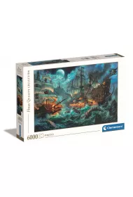 Puzzle 6000 el. High Quality Collection. Pirates Battle Clementoni