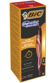 Bic D�ugopis �elowy Gel-ocity Quick Dry 12 szt.