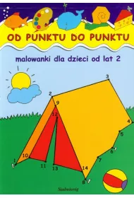 Od punktu do punktu malowanki dla dzieci od lat 2