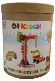 Zabawka drewniana - O!Klocki konstrukcyjne 95 el.