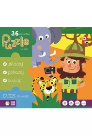 Puzzle 36 el. Safari Zielona Sowa