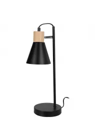 H&S Decoration Lampa stoowa z ruchomym kloszem czarna