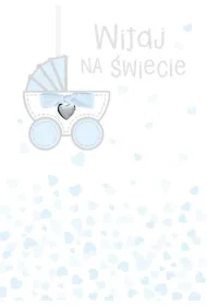 Kukartka Karnet DK narodziny ch�opiec DK-1296