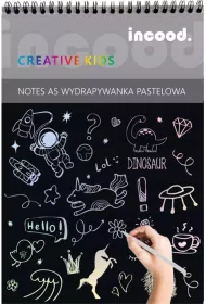 incood. Notes A5 wydrapywanka pastelowa