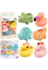 Zestaw do k�pieli zwierz�tka pastelowe LeanToys