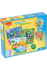 Creativ Naklejki geometryczne �wiat zwierz�t MAPED
