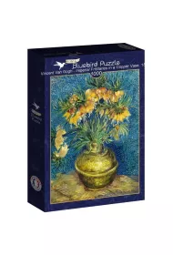 Puzzle 1000 el. Kwiaty w miedzianym wazonie, Vincent Bluebird Puzzle