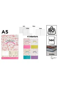Cervantes Notatnik A5/144K magnes Thank You MIX