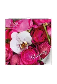 Kalendarz 2026 cienny lux kwiaty
