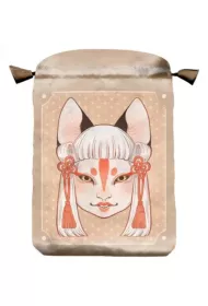 Satynowy woreczek na karty Yokai