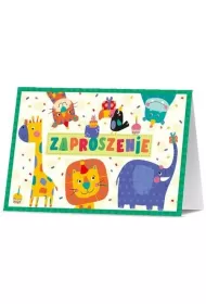 Pan Dragon Zaproszenie Urodziny 10 szt.