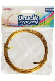 Brewis Druciki florystyczne z�ote 3m x 2 mm