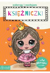 Koloruj� i naklejam ksi�niczki