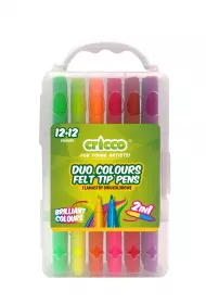 Cricco Flamastry dwustronne 24 kolory