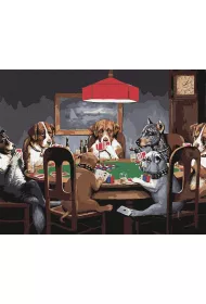 Ideyka Malowanie po numerach - Psy graj� w pokera 40x50cm