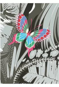 Museums & Galleries Karnet B6 z kopert� Butterfly