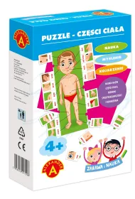 Puzzle Zabawa i nauka. Cz�ci cia�a Alexander
