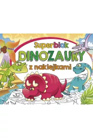 Superblok z naklejkami Dinozaury