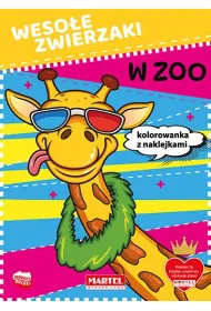 Kolorowanka z naklejkami Weso�e zwierzaki w zoo