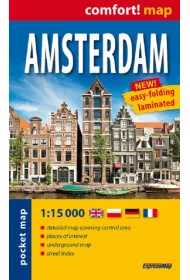Amsterdam. Plan miasta 1:15 000