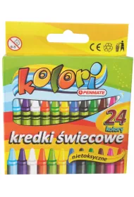 Penmate Kredki �wiecowe 24 kolor�w