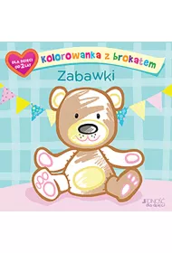 Kolorowanka z brokatem zabawki