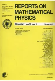 Reports on Mathematical Physics 62/3