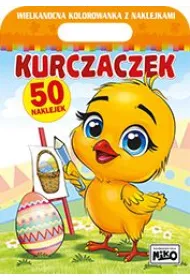 Kurczaczek. Wielkanocna kolorowanka z naklejkami
