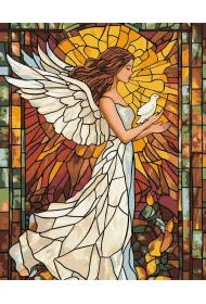 Ideyka Malowanie po numerach - Witra� Stra�niczka 40x50cm
