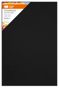 Happy Color Podobrazie bawe�niane impregnowane czarne 40x60cm, 4mm