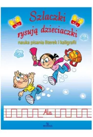 Szlaczki rysuj� dzieciaczki. Nauka pisania literek i kaligrafii