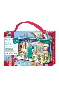 Puzzle drewniane 3D - Stw�rz pejza� miejski Nowy Jork Avenir
