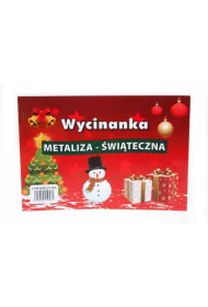 Cormoran Wycinanka metalizowana A4 �wi�teczna 6 kartek