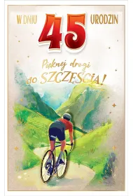 AbCard Kartka okoliczno�ciowa Urodziny (wymienne cyfry)