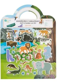 Ksi��eczka  z naklejkami wielokrotnego u�ytku Safari dpCraft