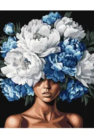 Ideyka Malowanie po numerach - Rozkwitaj�ca my�l 40x50cm