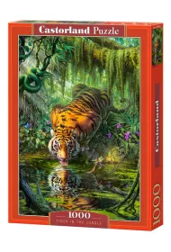 Puzzle 1000 el. Tiger in the Jungle Castorland