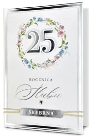 Karnet okazjonalny B6 z kopert� 25 Rocznica �lubu PAN DRAGON  HM200-3404
