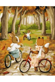 Ideyka Malowanie po numerach - Jesienna przeja�d�ka 40x50cm