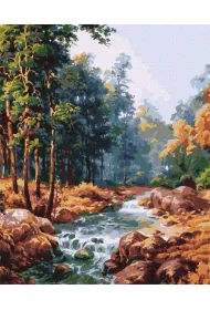 Ideyka Malowanie po numerach - Karpacka fontanna 40x50cm