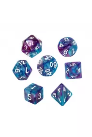 Komplet koci RPG - Dwukolorowe - Niebiesko-fioletowe Rebel