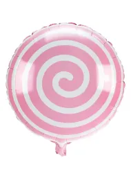 Balon foliowy lizak jasnor�owy