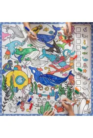 Mata sucho�cieralna Podwodny �wiat 100x100cm Akson