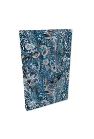 Bee-bee Notes A5 Soft Touch Ornament Blue kratka