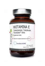 Kenay Witamina E - Tokotrienole i Tokoferole Suplement diety 30 kaps.