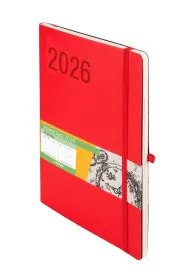 Antra Kalendarz 2026 Impresja B5 TDW czerwony