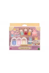 Sylvanian Trojaczki Krliczkw z czekoladowymi uszami