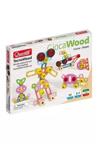 Zestaw konstrukcyjny Techo Wood Premium Ludzik * Quercetti