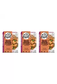 So Food Gulasz wieprzowy ala Strogonow z kasz gryczan zestaw 3 x 330 g